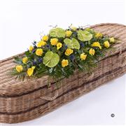 Woodland Casket Spray 4ft