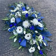 Blue &amp; White Casket 