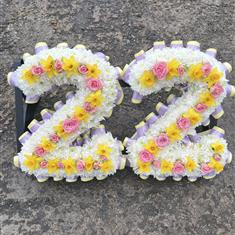 22 Number tribute - Spring colours 