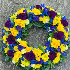 Florist choice wreath 