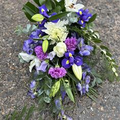 Lilac purple &amp; white sheaf 