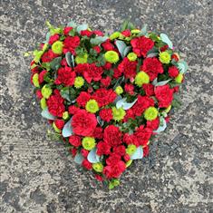 Red Carnation heart 