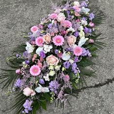 Pink &amp; lilac casket 