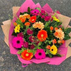Very vibrant handtied 