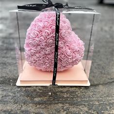 Rosebud heart pink 