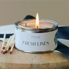 Fresh linen candle 