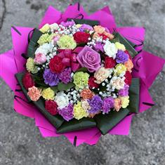 Rosy carnation dream handtied 