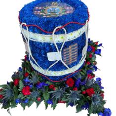Kings own Scottish borders Drum tribute 