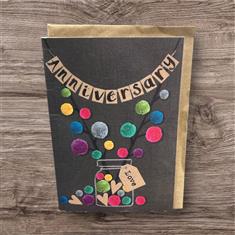 Anniversary gift card