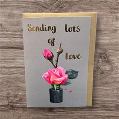 Sending lots of love card 