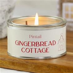 Gingerbread cottage candle 