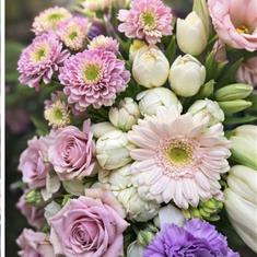 Leave it to the florist - pink lilac whites 