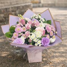 Soft and sweet pastel handtied 