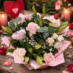 Blushing beauty bouquet 