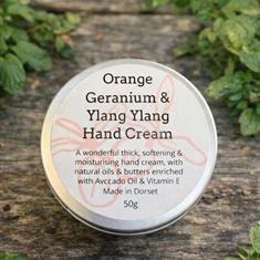 Orange geranium &amp; ylang ylang hand cream 
