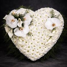 Classic White heart tribute 
