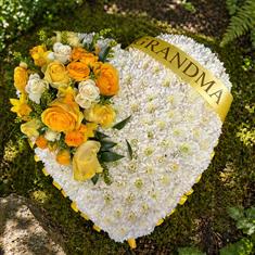 Heart tribute - Yellow 