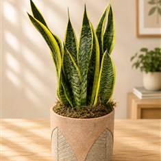 Snake plants 
