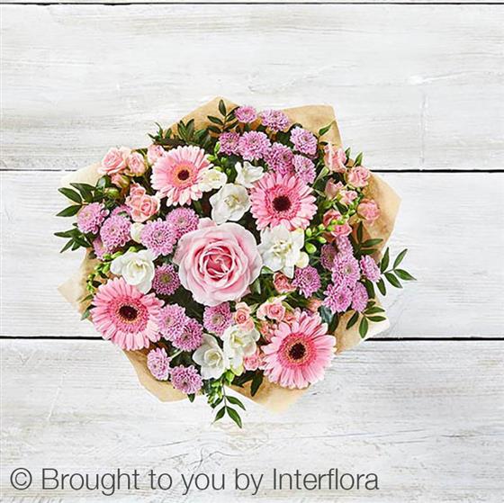 Pink Sorbet Gift Box Large Arts &amp; Flowers Florist Leeds
